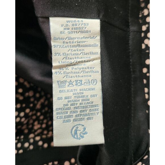 Boden Pink Dot Pencil Skirt Size 4 - Picture 5 of 5